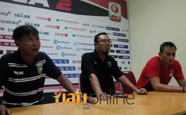 Konferensi Pers PSPS Riau Vs Persis Solo