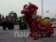 Atraksi Barongsai di Penurunan Bendera