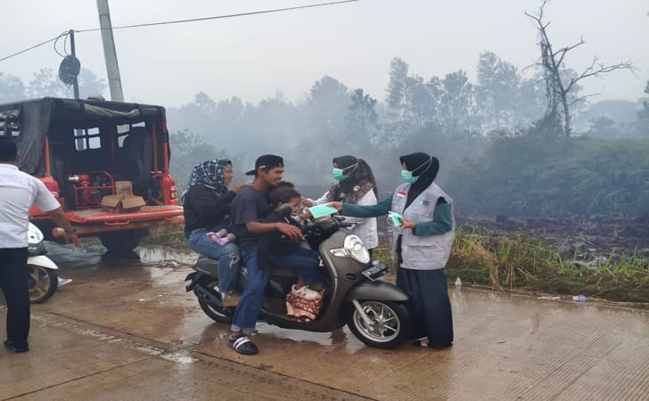 Bagi masker di dumai