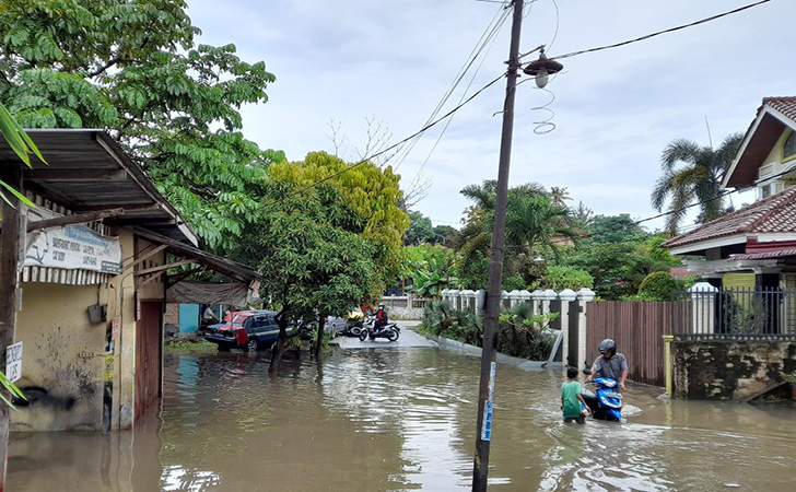 Banjir di Jalan Lembah Raya