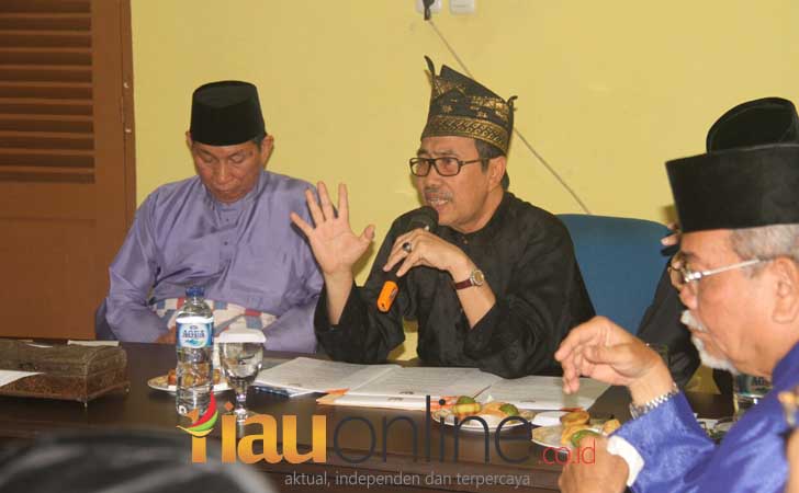 Bupati Siak, Syamsuar, saat di LAM Riau