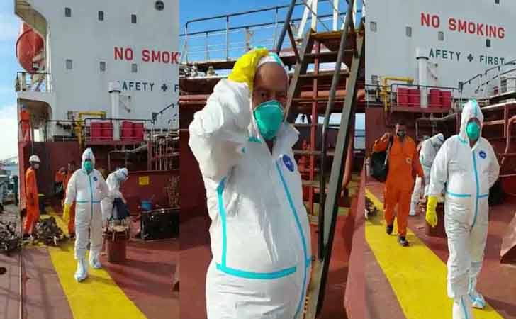 Evakuasi Kapten Kapal WN India