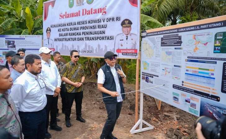 Gubri Dorong Pusat Realisasikan Pembangunan Jalan Lingkar Parit Kitang Dumai 7
