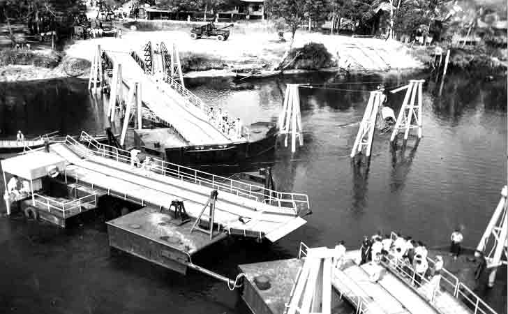 Jembatan Ponton Sungai Siak Hubungkan Pekanbaru-Rumbai