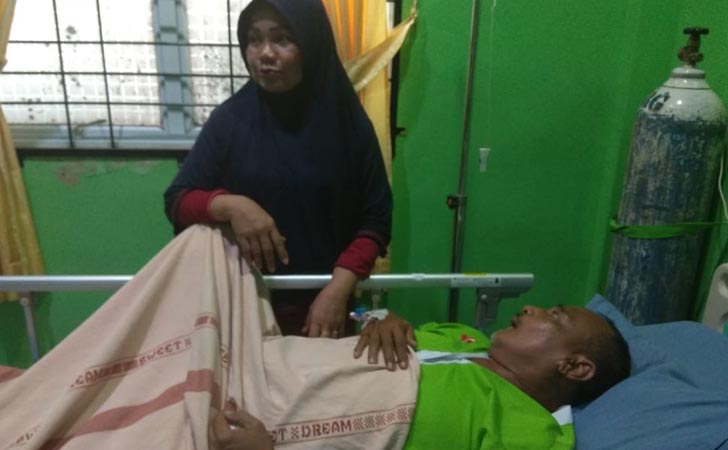 Ketua KPPS 51 Sialang Mungku Stroke