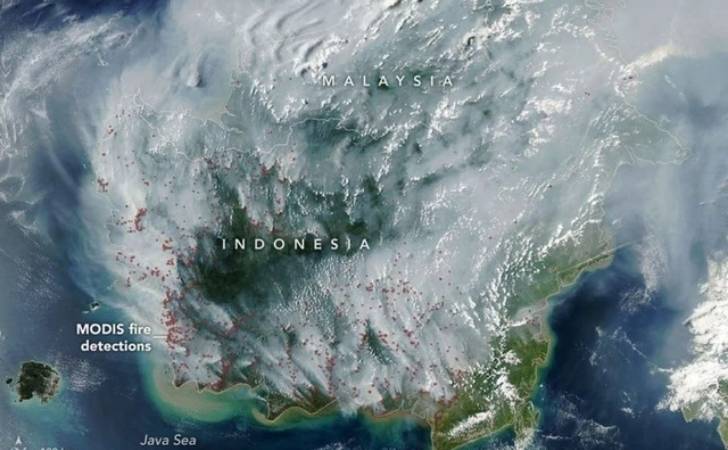 Kabut asap pantauan nasa