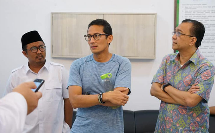 Sandiaga dan Miftah Sabri