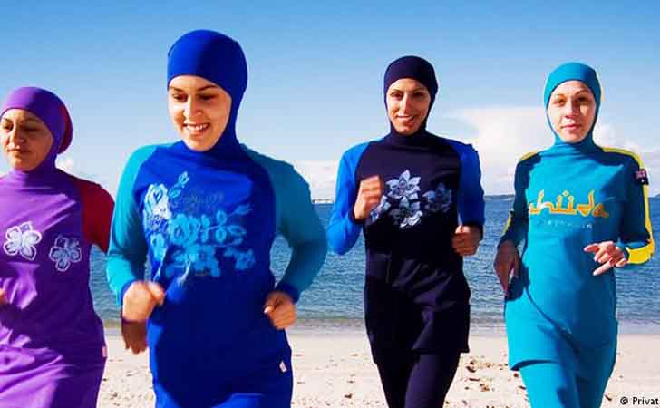 Burkini Perempuan Berenang 