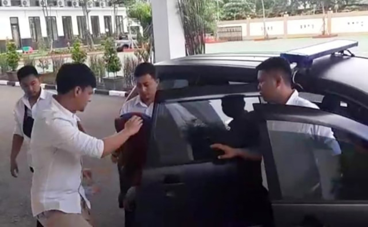 Pelaku yang mengancam artis Syifa Hadju di Polres Tangerang Selatan