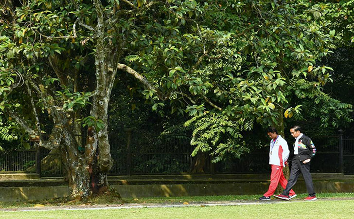 Presiden Jokowi dan Zohri2