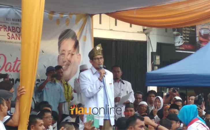 Sandiaga Uno di Depan Kader PKS Riau