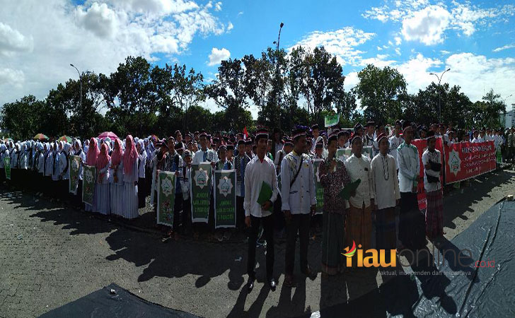 Santri riau dukung jokowi