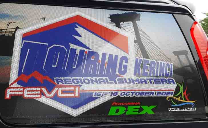 Stiker Fevci Touring Akbar Regional Sumatera