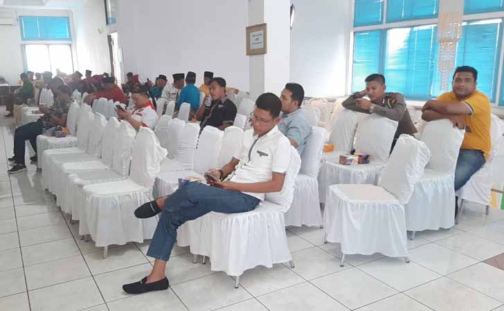 Suasana di Selasar DPRD Kuansing