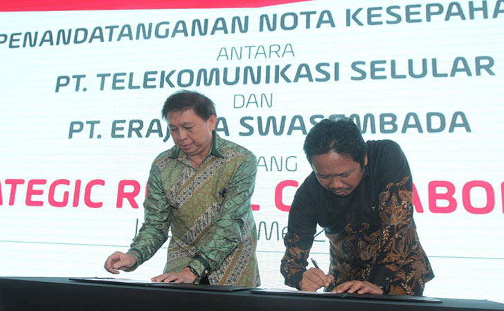 Telkomsel MoU Erajaya5