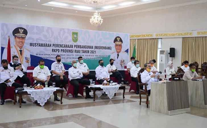 Gubernur Riau Pimpin Musrenbang