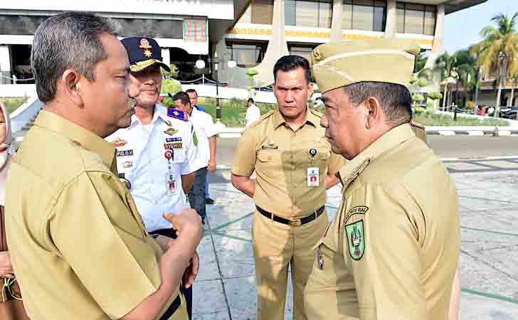 Wagub Riau dengan Sekdaprov Riau