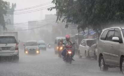Sebagian Wilayah Riau Ini Bakal Diguyur Hujan Disertai Angin Kencang