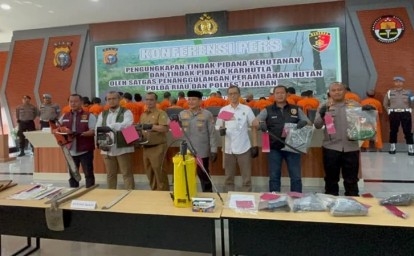 143 Ha Hutan Produksi Terbatas Dirambah, 2 Warga Rohul Terancam Bui 10 Tahun