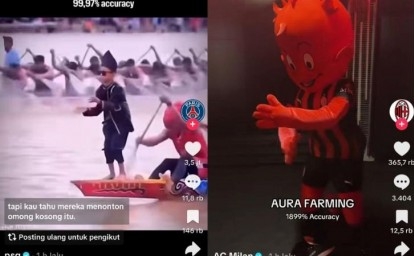 Pacu Jalur Mendunia, Klub Sepakbola PSG dan AC Milan Tiru Gaya Anak Coki
