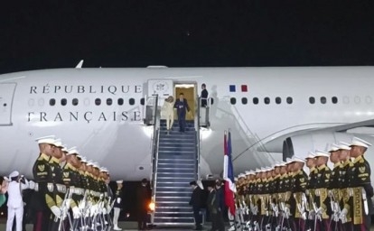 Sjafrie Sjamsoeddin Sambut Kedatangan Emmanuel Macron