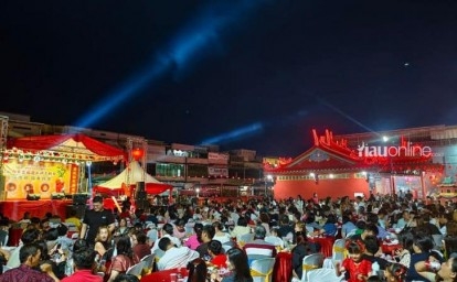Masyarakat Tionghoa se-Sumatera Rayakan Malam Cap Go Meh 2024 di Siak